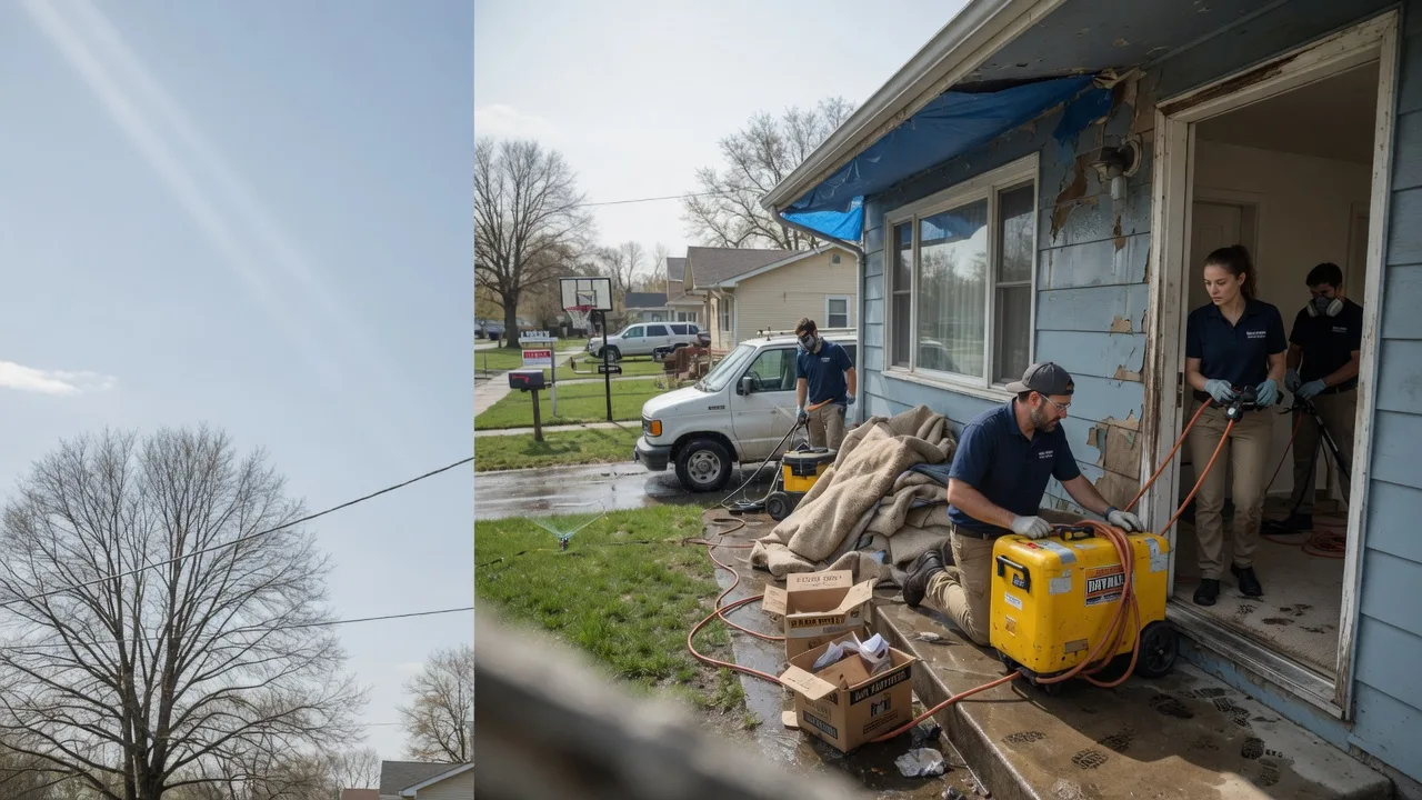 Basement Flood Cleanup in Leburn, KY near me